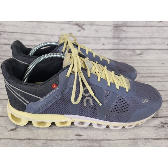 On Womens Swiss Engineering Cloudflow Gray Running Shoes Sneakers Size 9 - Picture 1 of 10